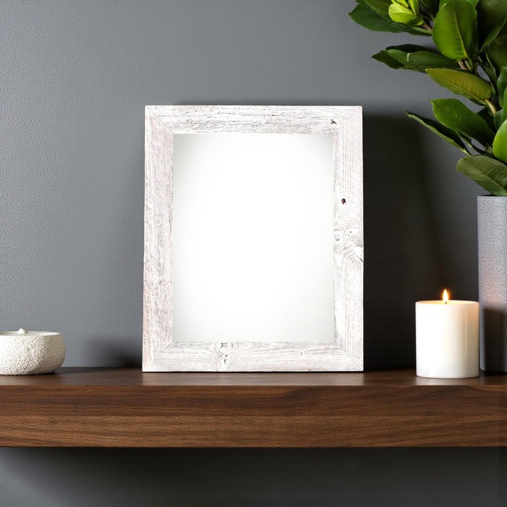 5" x 7" White Wood Tabletop Picture Frame HomeRoots