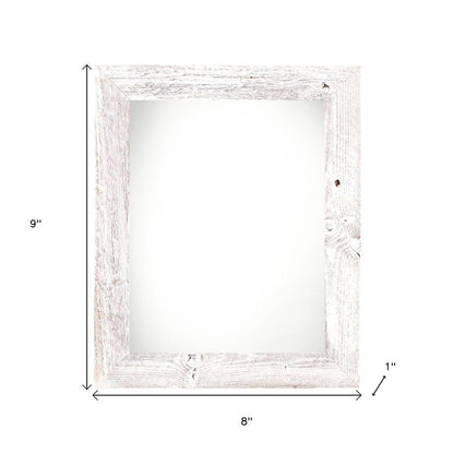6" x 6" White Wood Tabletop Picture Frame HomeRoots