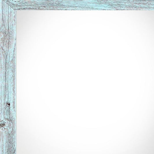 6" x 6" Blue Wood Tabletop Picture Frame HomeRoots