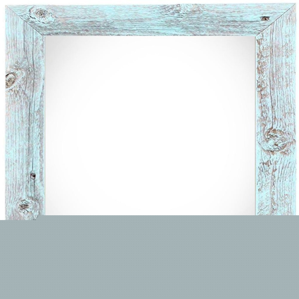6" x 6" Blue Solid Wood Tabletop Picture Frame HomeRoots