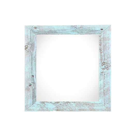 6" x 6" Blue Wood Tabletop Picture Frame HomeRoots