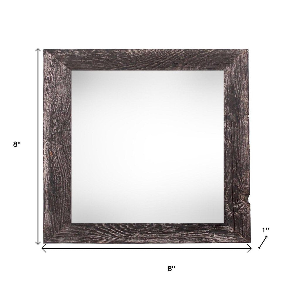 6" x 6" Black Wood Tabletop Picture Frame HomeRoots