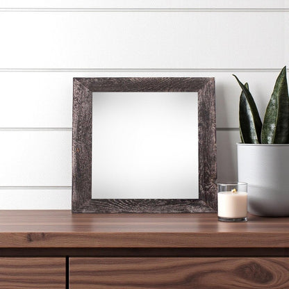 6" x 6" Black Wood Tabletop Picture Frame HomeRoots