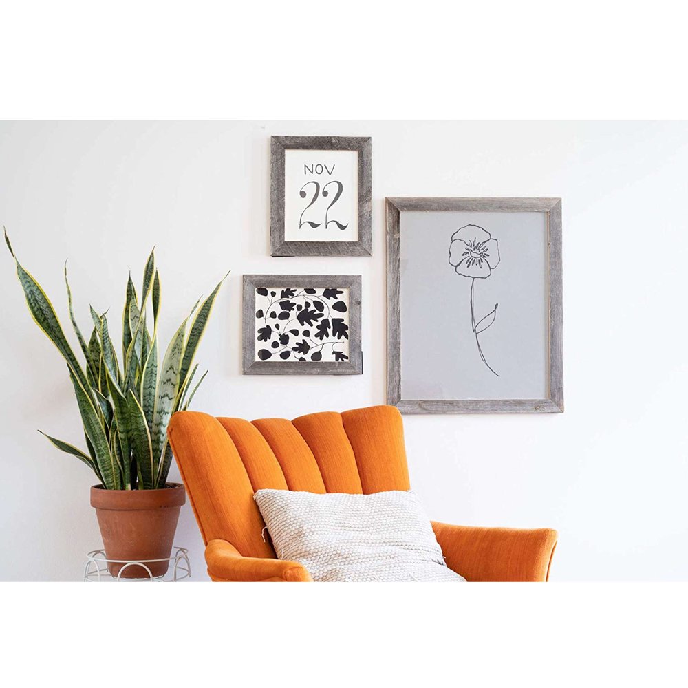 4" x 6" Gray Solid Wood Tabletop Picture Frame HomeRoots