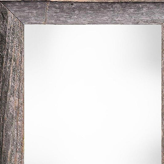 24" x 30" Gray Wood Hanging Picture Frame HomeRoots