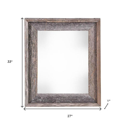 24" x 30" Gray Wood Hanging Picture Frame HomeRoots
