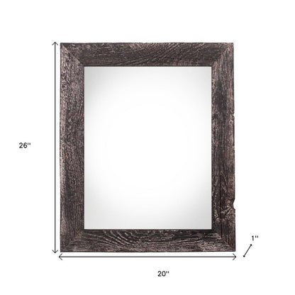 18" x 24" Black Wood Hanging Picture Frame HomeRoots