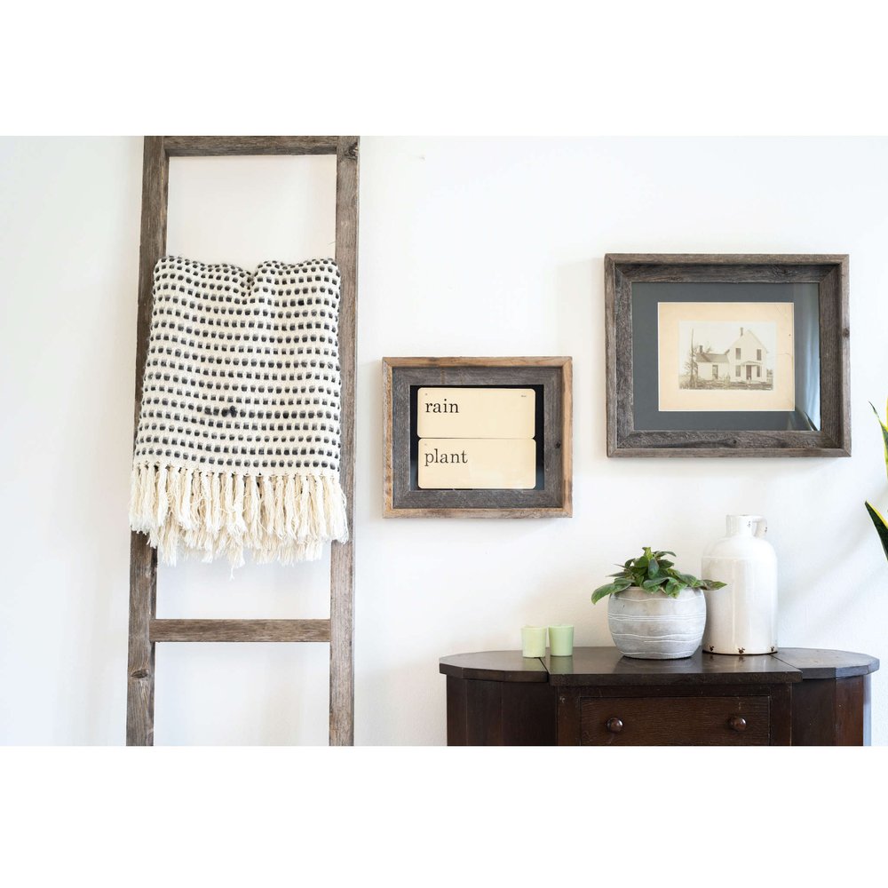 16" x 20" Gray Solid Wood Hanging Picture Frame HomeRoots