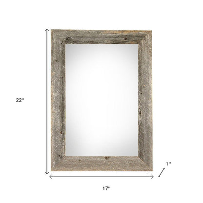 13" x 19" Gray Wood Hanging Picture Frame HomeRoots