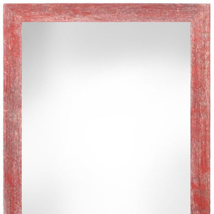12" x 18" Red Wood Hanging Picture Frame HomeRoots