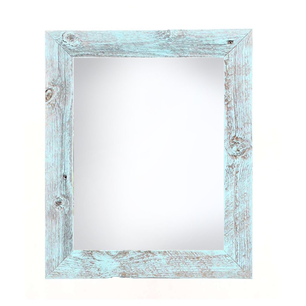 12" x 18" Blue Wood Hanging Picture Frame HomeRoots