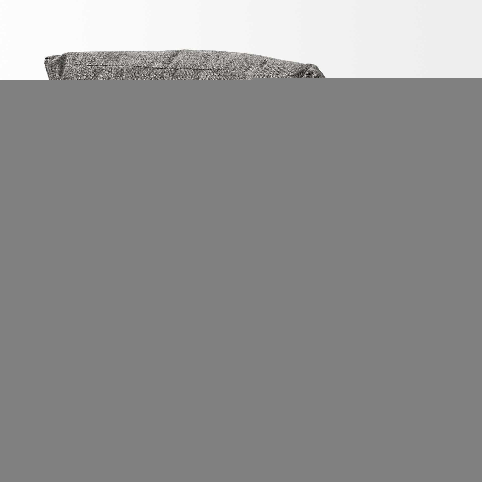 30" Gray and Black Linen Lounge Chair HomeRoots