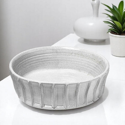 Large White Ceramic Bowl HomeRoots