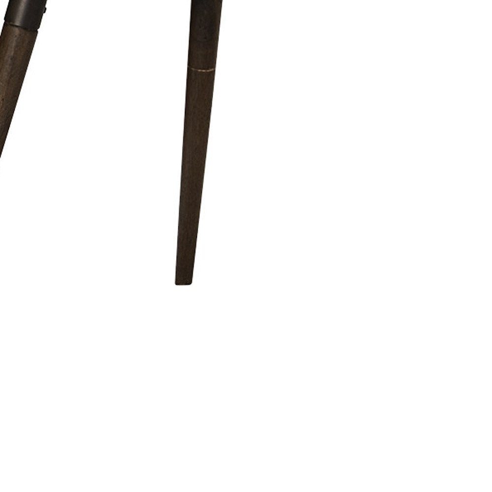 72" Dark Brown Solid Wood Dining Table HomeRoots