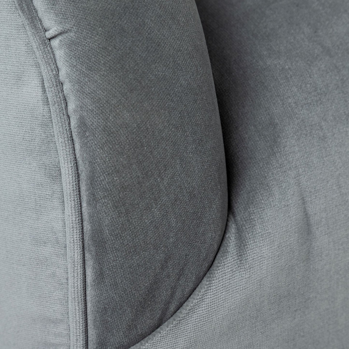 29" Gray and Copper Velvet Lounge Chair HomeRoots