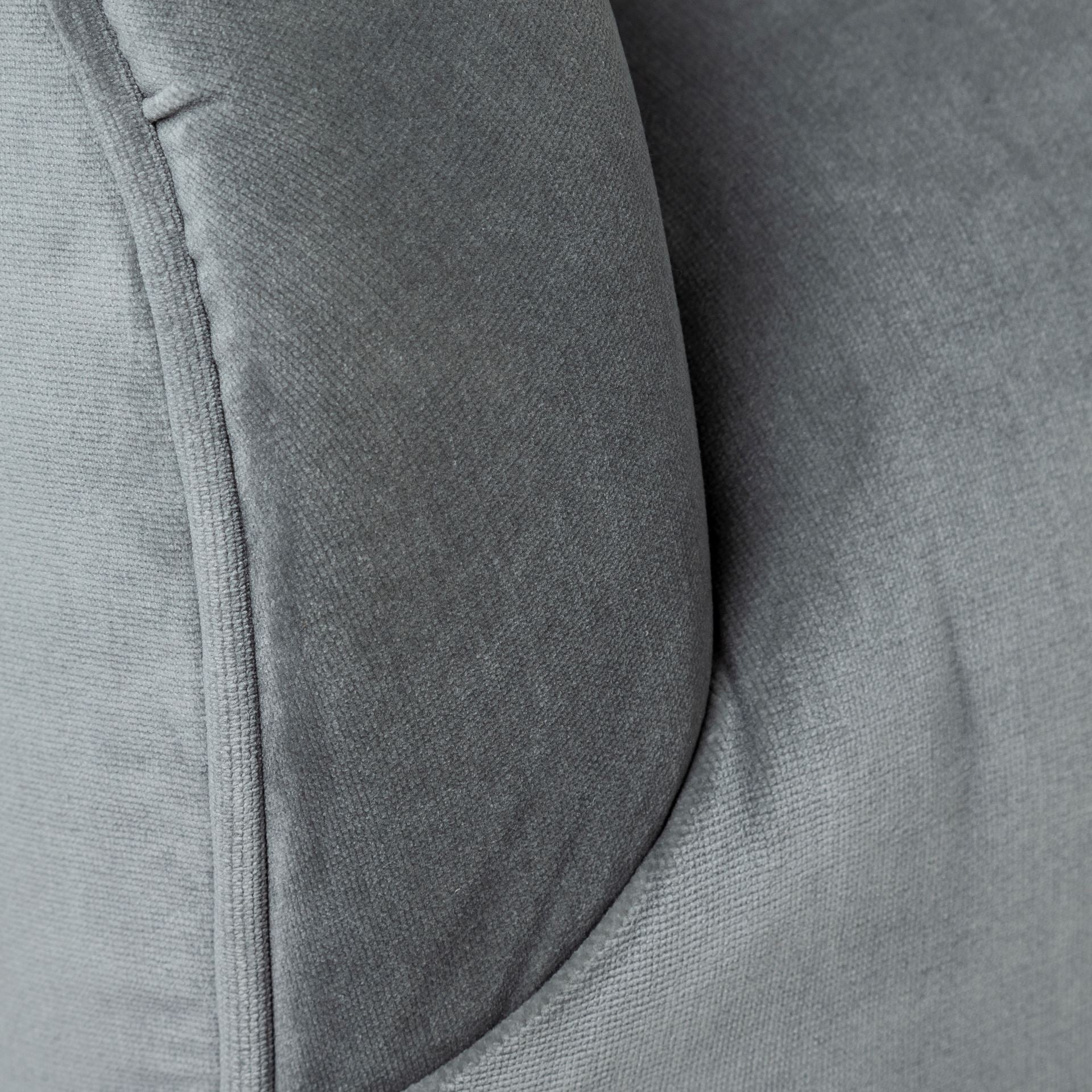 29" Gray and Copper Velvet Lounge Chair HomeRoots