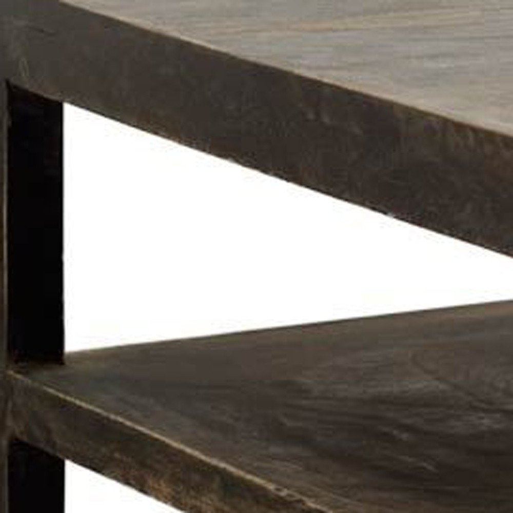 22" Natural Brown Solid Wood Square End Table HomeRoots