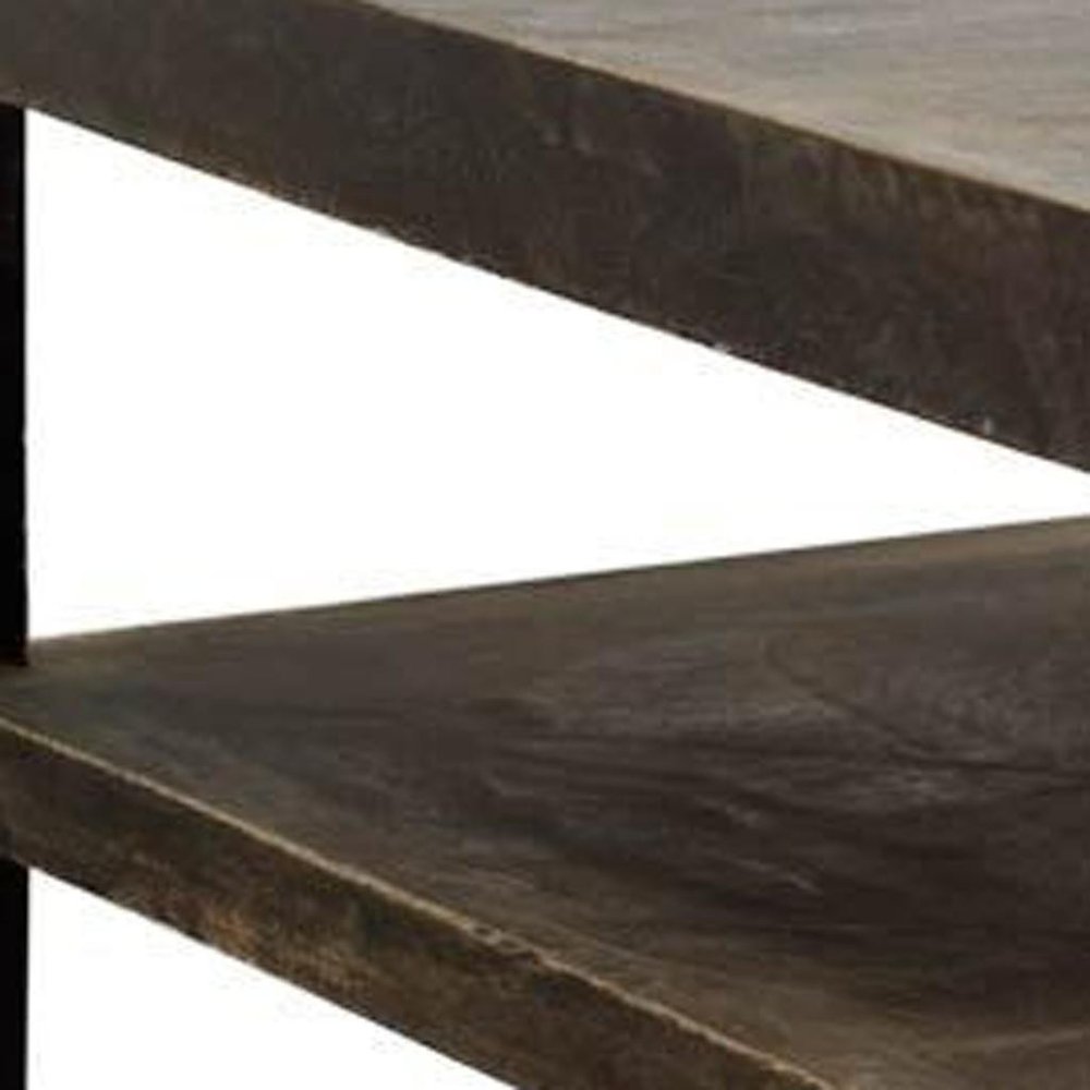 22" Natural Brown Solid Wood Square End Table HomeRoots