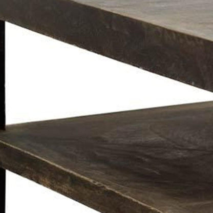 22" Natural Brown Solid Wood Square End Table HomeRoots