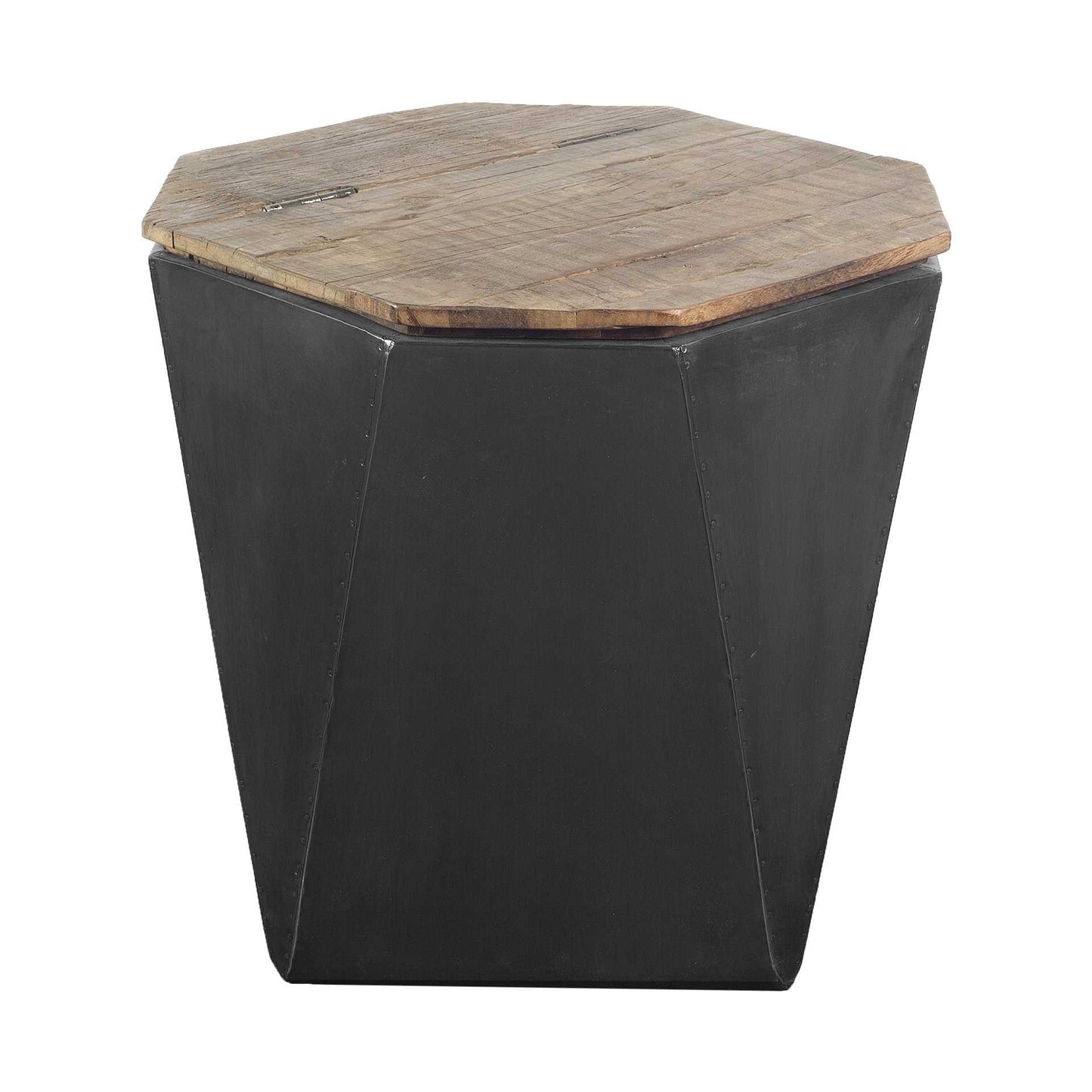 21" Black Solid Wood End Table HomeRoots