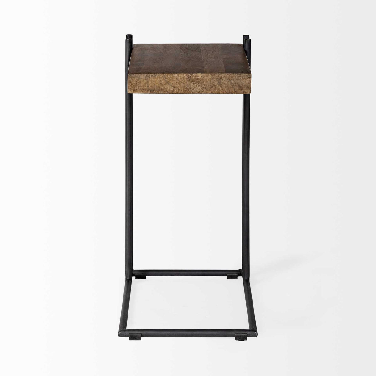 27" Brown Solid Wood Square End Table — view 2