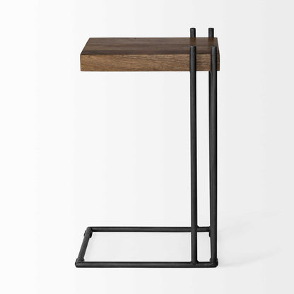 27" Brown Solid Wood Square End Table HomeRoots