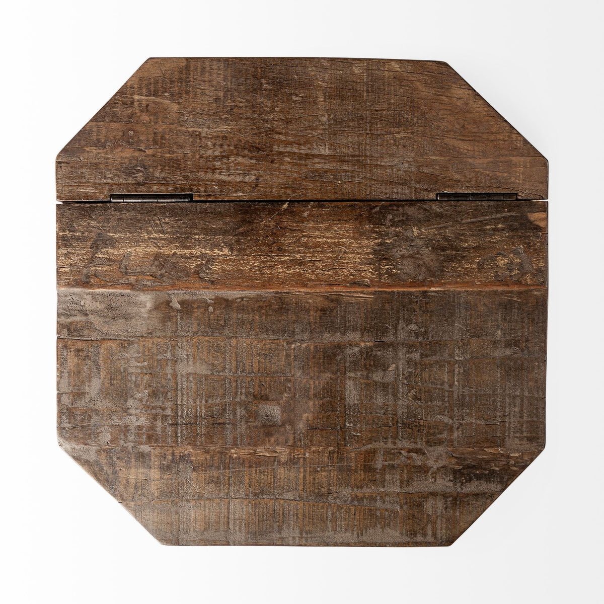 21" Brown Solid Wood End Table — view 3