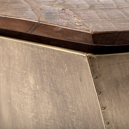 21" Brown Solid Wood End Table HomeRoots