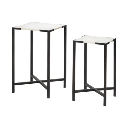 24" Marble End Table HomeRoots