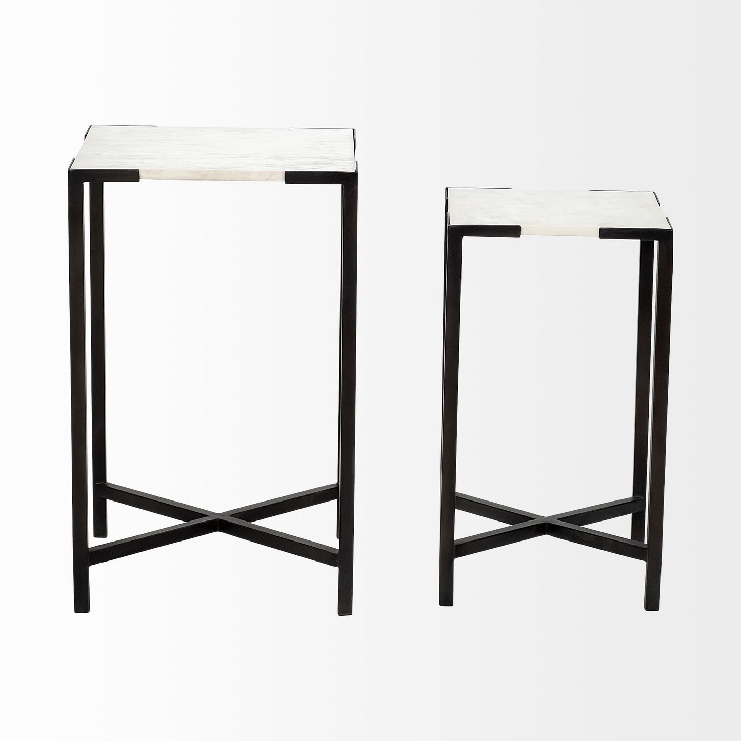 24" Marble End Table HomeRoots