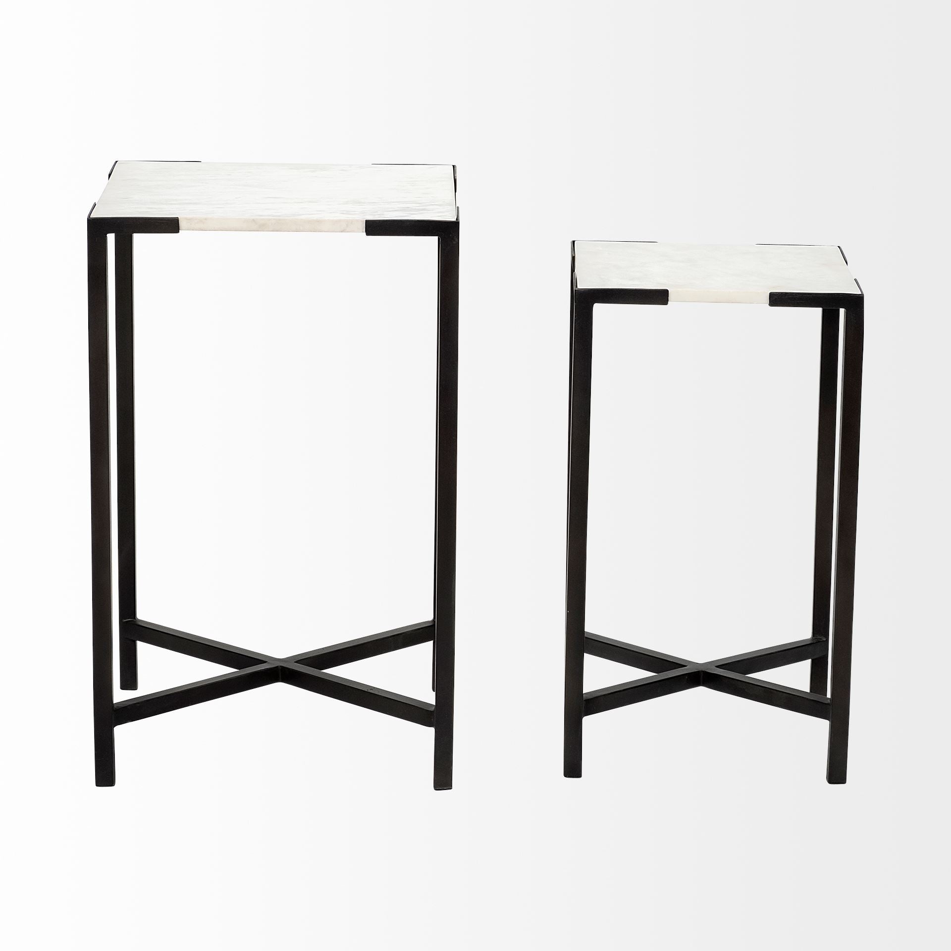 24" Marble End Table HomeRoots