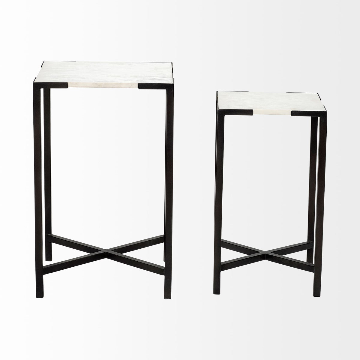 24" Marble End Table HomeRoots