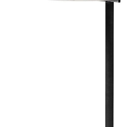 27" Black And White Marble Round End Table HomeRoots