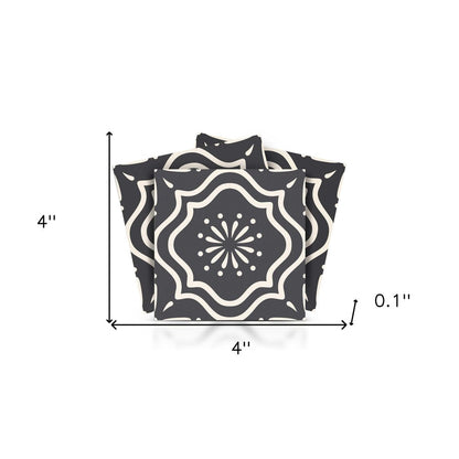 8" x 8" Gray And White Peel And Stick Removable Tiles HomeRoots