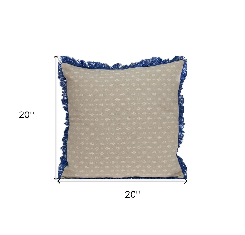 Oyster Beige Throw Pillow — view 7