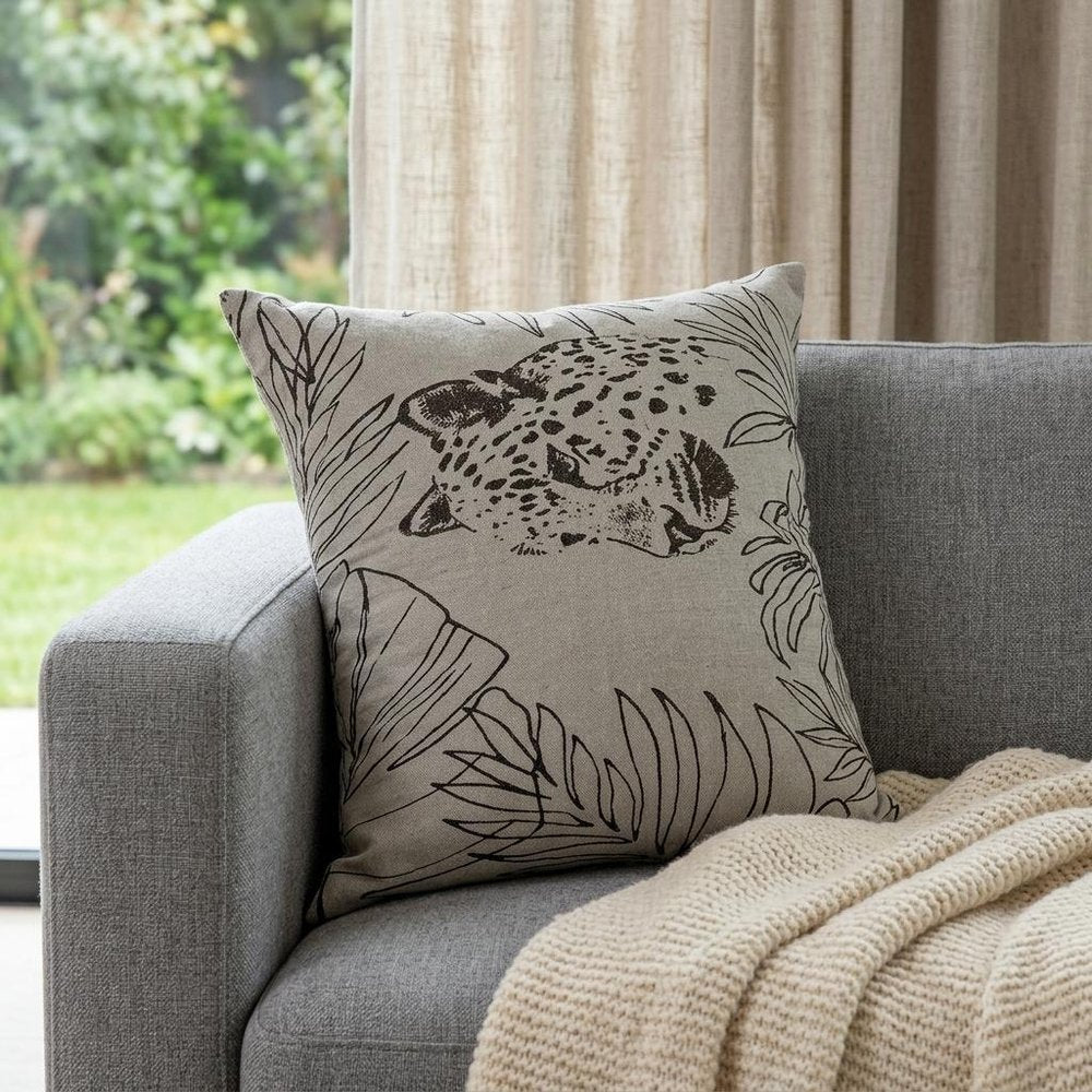 Jaguar Silhoutte Lumbar Throw Pillow — view 9