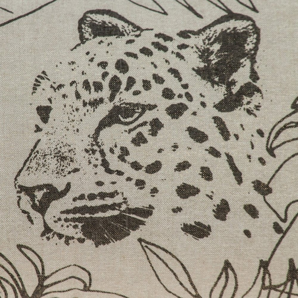Jaguar Silhoutte Lumbar Throw Pillow — view 3
