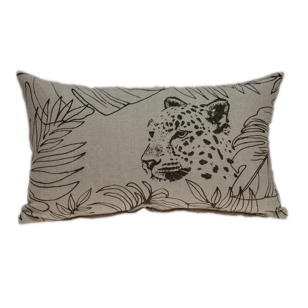 Jaguar Silhoutte Lumbar Throw Pillow — view 4