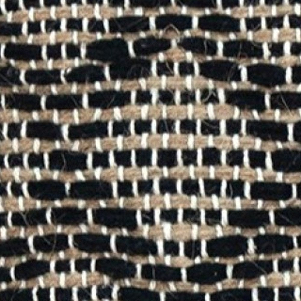 Black And Sand Woven Decorative Pillow — view 6