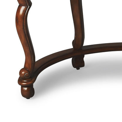 48" Brown Wood Solid and Manufactured Wood Kidney Writing Desk HomeRoots