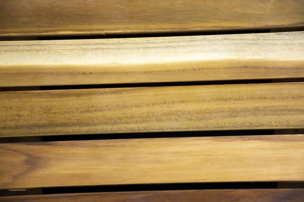 23" Brown Teak Slat Non Slip Bath Mat HomeRoots