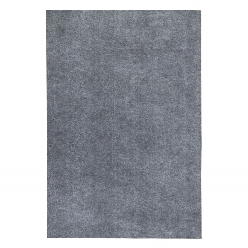 6' Round Gray Non Slip Rug Pad HomeRoots