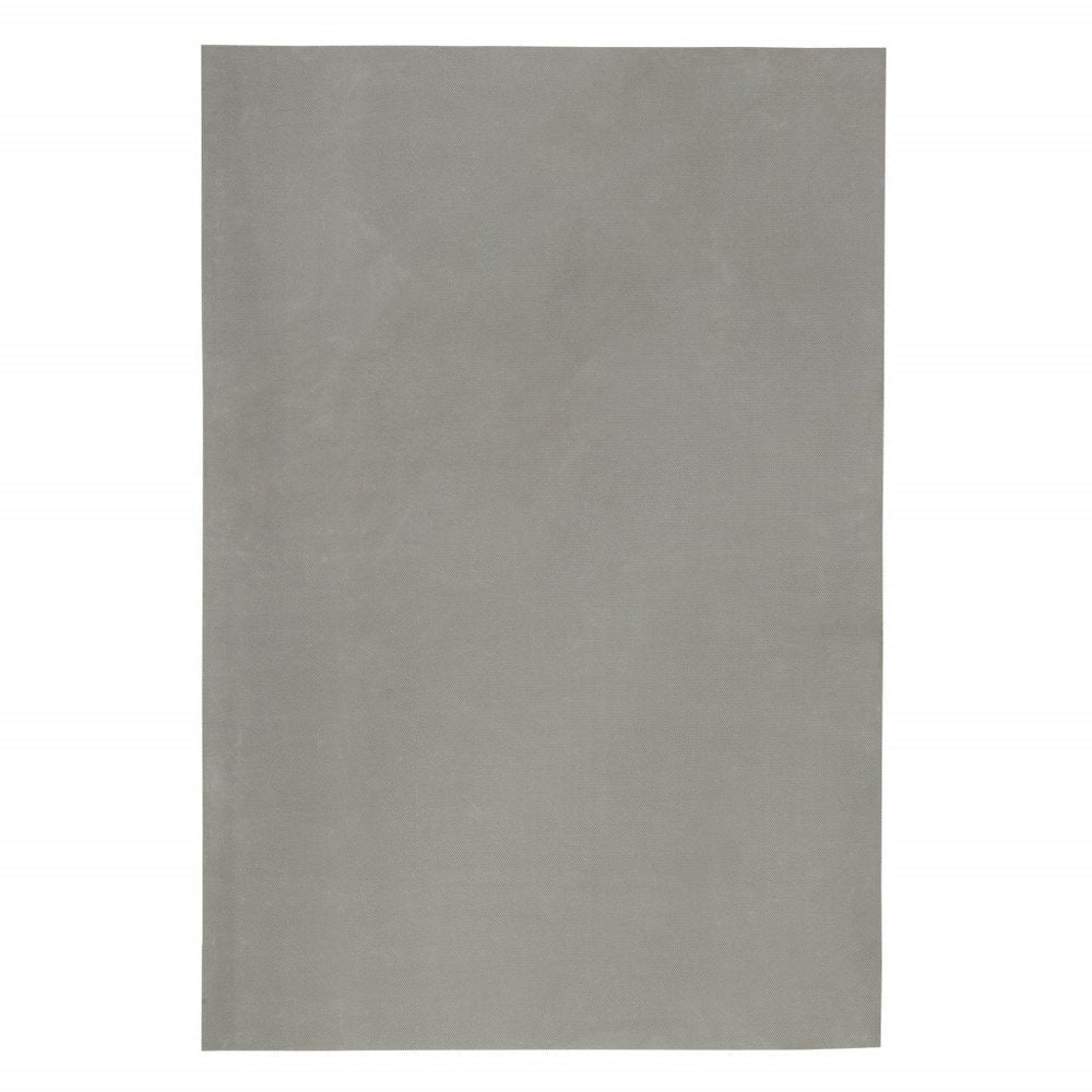 6' Round Gray Non Slip Rug Pad HomeRoots