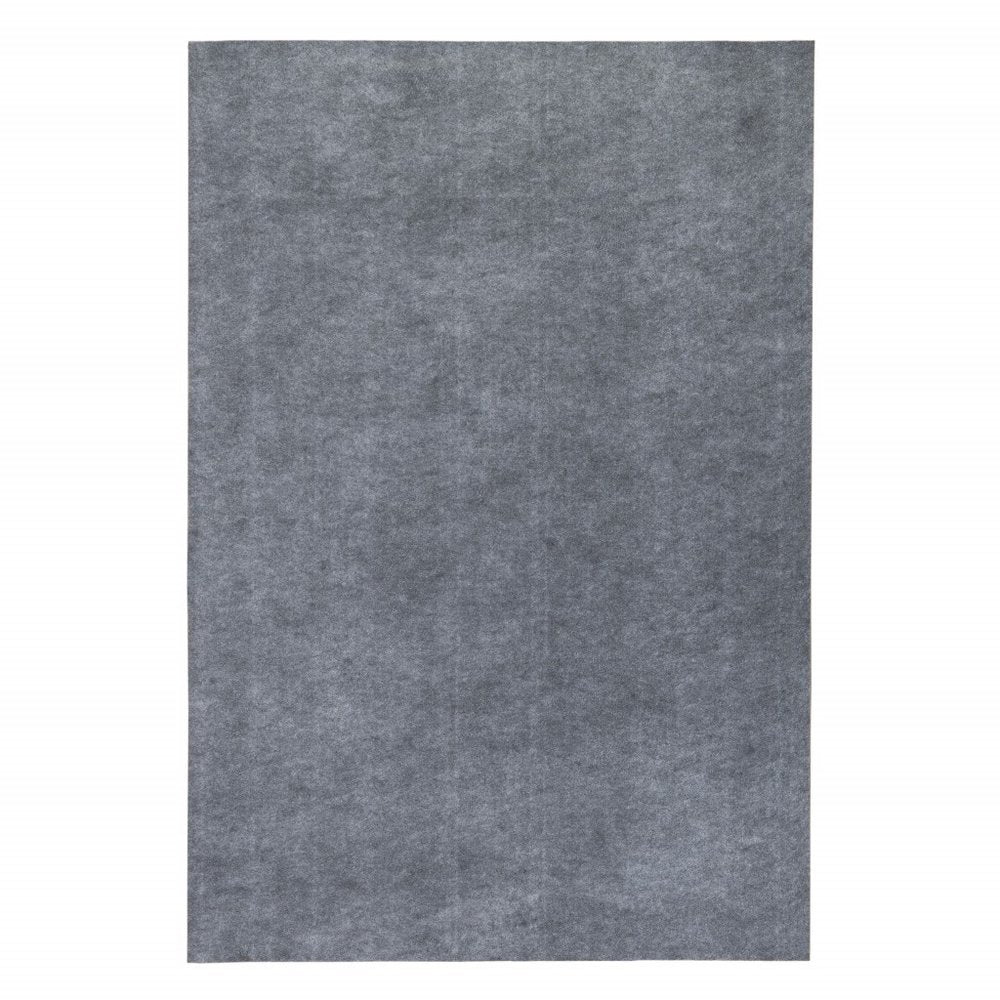 6' Round Gray Non Slip Rug Pad HomeRoots