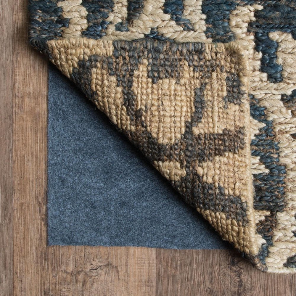 6' Round Gray Non Slip Rug Pad HomeRoots
