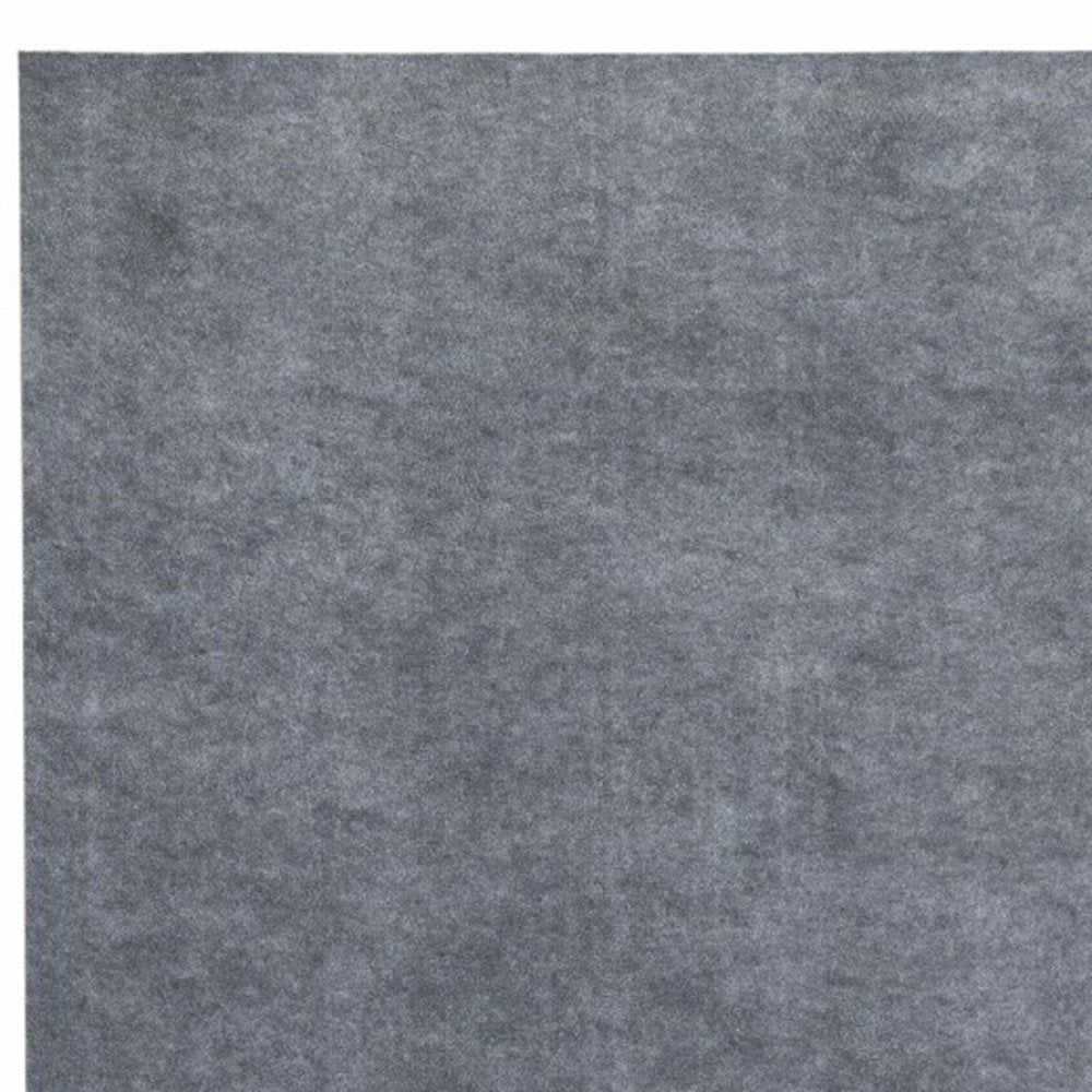 6' Round Gray Non Slip Rug Pad HomeRoots