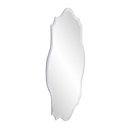 32" Clear Scalloped Edges Unframed Accent Mirror HomeRoots
