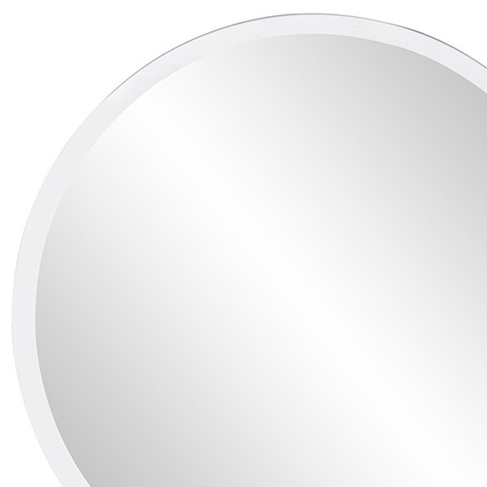 12" Clear Round Unframed Accent Mirror HomeRoots