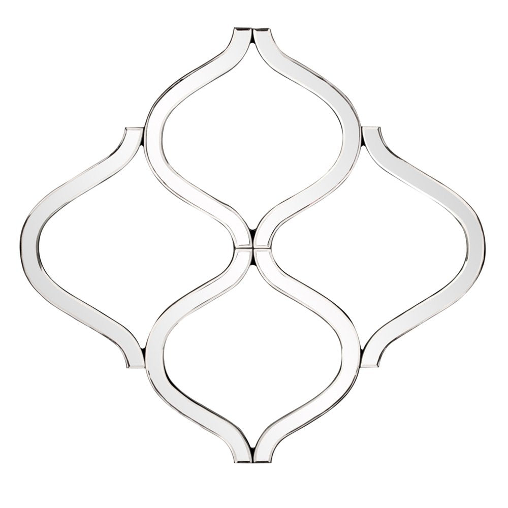 Interlocking Mirrored Curved Shapes With Beveled Edge HomeRoots