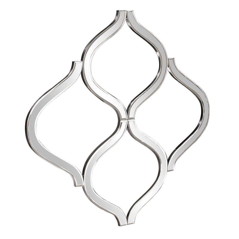 Interlocking Mirrored Curved Shapes With Beveled Edge HomeRoots